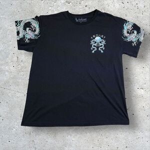 Asian Dragon Yin Yang T Shirt Men’s Size XL Black Weekend Warrior